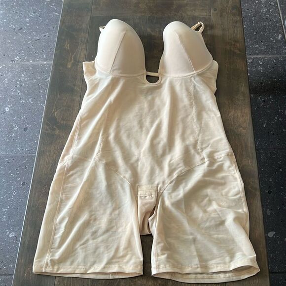 New Slimers Shaper Tummy Control U Plunge Backless Full Body Shapewear BodySuit - Picture 5 of 16